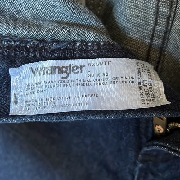 Wrangler Slim Fit 30x30 Jeans NWT Cowboy Cut - Picture 9 of 9